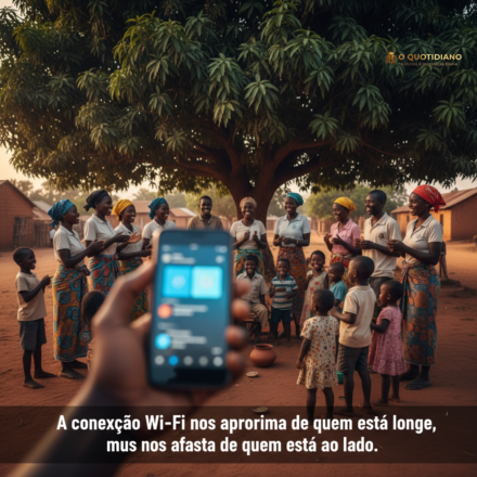 Quantos "amigos" você tem nas redes sociais? Quinhentos? Mil? E com quantos deles você poderia contar se o seu carro avariasse numa estrada deserta ou se precisasse de um ombro amigo numa terça-feira à noite? Vivemos um paradoxo curioso. Temos a tecnologia mais avançada da história para nos conectar, mas os estudos mostram que nunca nos sentimos tão sós. Trocamos o "bom dia" vivo ao vizinho por um like rápido numa foto de alguém que nem conhecemos bem. O esquecimento do Ubuntu Aqui em Moçambique, crescemos com uma filosofia enraizada na nossa terra: Ubuntu — "Eu sou porque nós somos". A nossa identidade constrói-se no coletivo. Nas conversas longas na sombra da mangueira, na partilha do prato, no cumprimento que pergunta pela saúde de toda a família. Quando permitimos que o telemóvel seja o protagonista dos nossos jantares e encontros, estamos a perder essa essência. Estamos a criar uma geração que sabe teclar muito rápido, mas que tem dificuldade em olhar nos olhos. A tecnologia é ferramenta, não lar Não se trata de demonizar a tecnologia. Ela é fantástica. Permite-nos trabalhar, aprender e falar com familiares em Maputo, Beira ou na diáspora. O problema surge quando a luz fria do ecrã substitui o calor humano da presença. A tela brilha, é verdade. Ela entretém. Mas ela não aquece. Ela não dá abraços e não percebe quando o seu "estou bem" é, na verdade, um pedido de ajuda. O desafio da semana Que tal fazermos um resgate cultural? Na próxima vez que estiver com a família ou amigos, proponha o "modo avião". Deixem os telefones numa cesta na entrada. Voltem a contar histórias, a rir alto sem se preocuparem se vai ficar bem no story do Instagram. A vida real acontece offline. E ela é muito mais rica do que qualquer feed de notícias. Gostou deste texto? Deixe um comentário abaixo: qual foi a última vez que teve uma conversa longa sem olhar para o telemóvel?